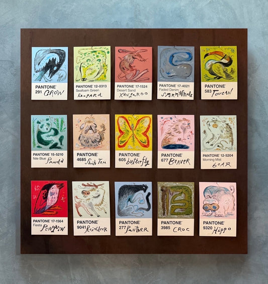 Pantone Animals Postcard Right Panel